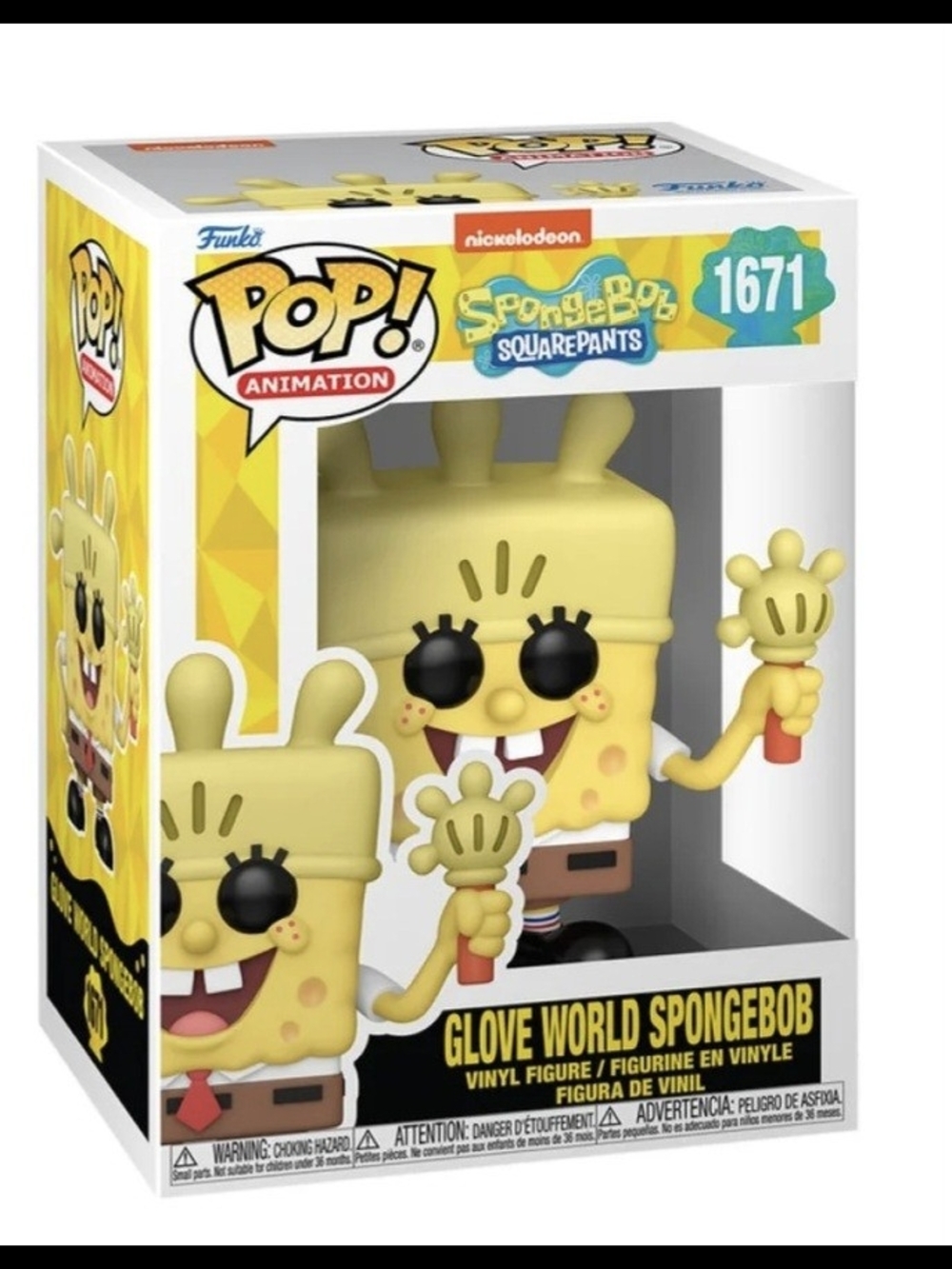 Funko POP! + Protector Glove World Spongebob #1671 Animation
